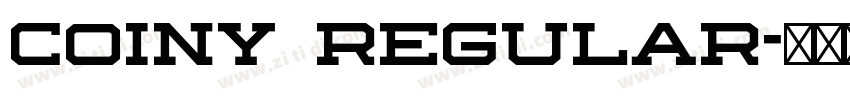 coiny regular字体转换